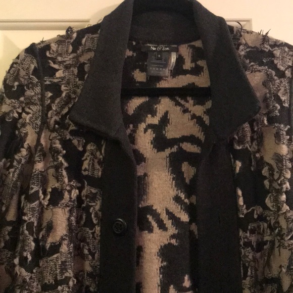 NWOT Reversible Nic+Zoe Nordstrom cardigan, sz S - Picture 4 of 6